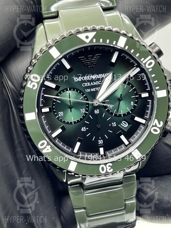 Товар Emporio Armani Diver Chronograph 43mm AR70011 Art 7713 Фото 9 - Emporio Armani Diver Chronograph 43mm AR70011 Art 7713