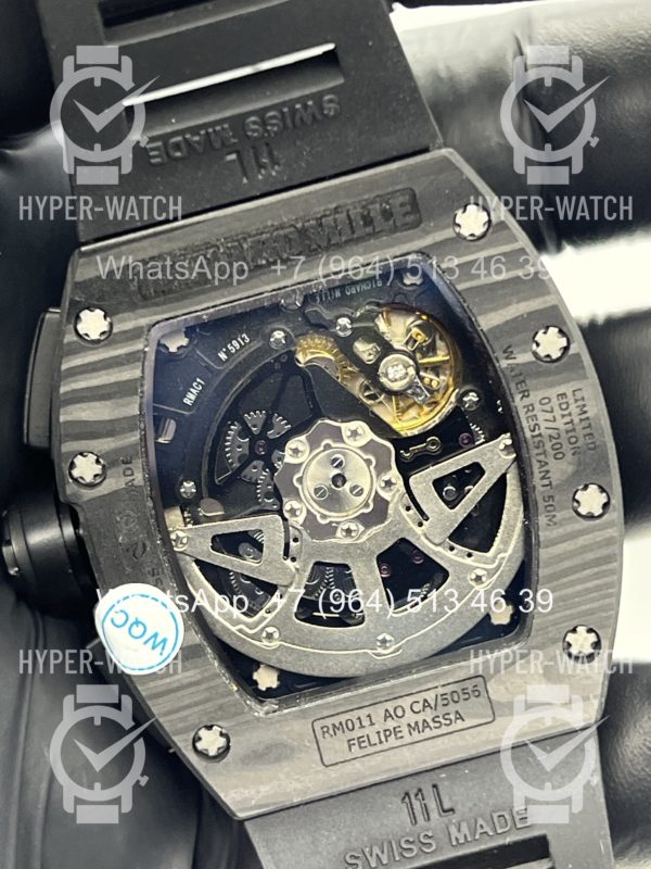 Товар Richard Mille RM 011-FM Black Carbon Фото 14 - Richard Mille RM 011-FM Black Carbon