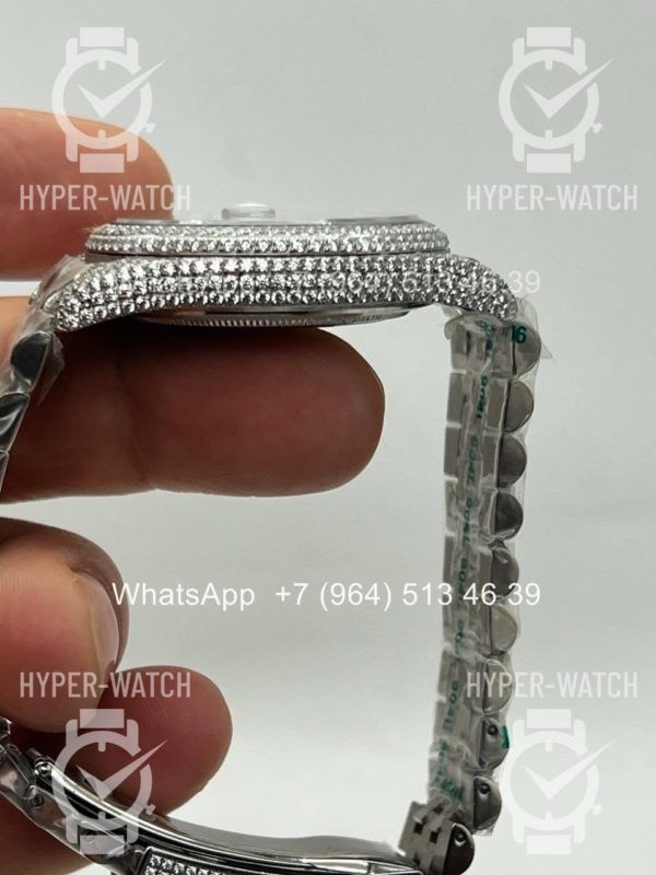 Фото 13 - Rolex Datejust 41mm 126334 Full Pave Blue Steel