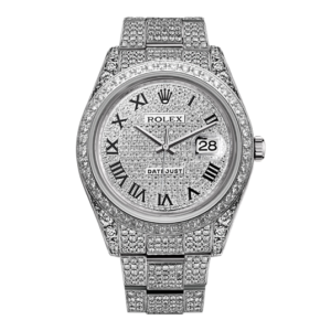 Фото 55 - Rolex Datejust 41mm 126334 Full Pave Steel