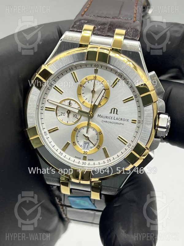 Фото 8 - Maurice Lacroix Aikon Chronograph 44mm AI1018-PVY11-132-1