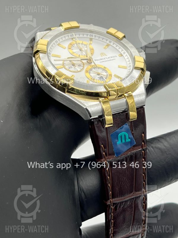Фото 10 - Maurice Lacroix Aikon Chronograph 44mm AI1018-PVY11-132-1