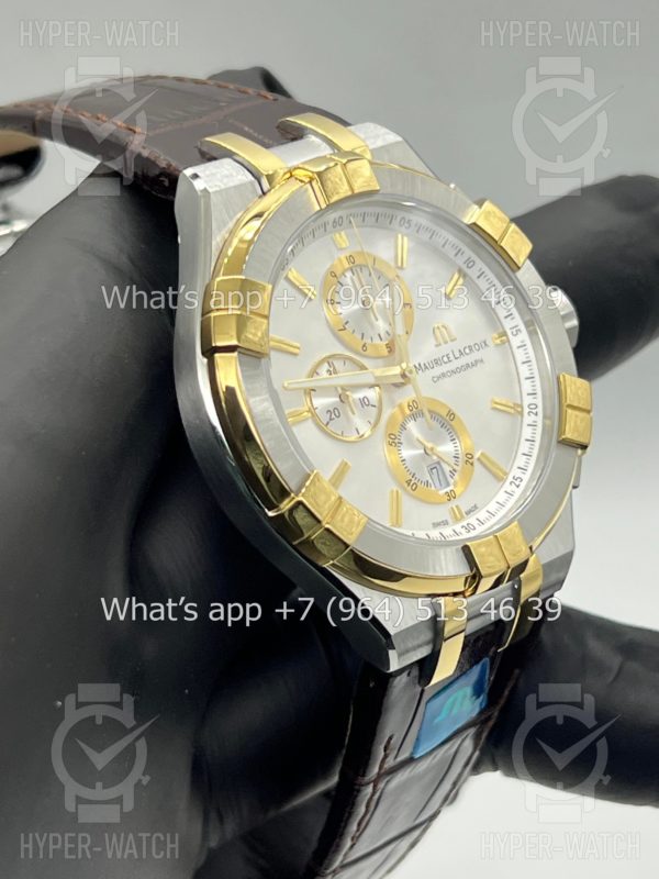 Фото 11 - Maurice Lacroix Aikon Chronograph 44mm AI1018-PVY11-132-1