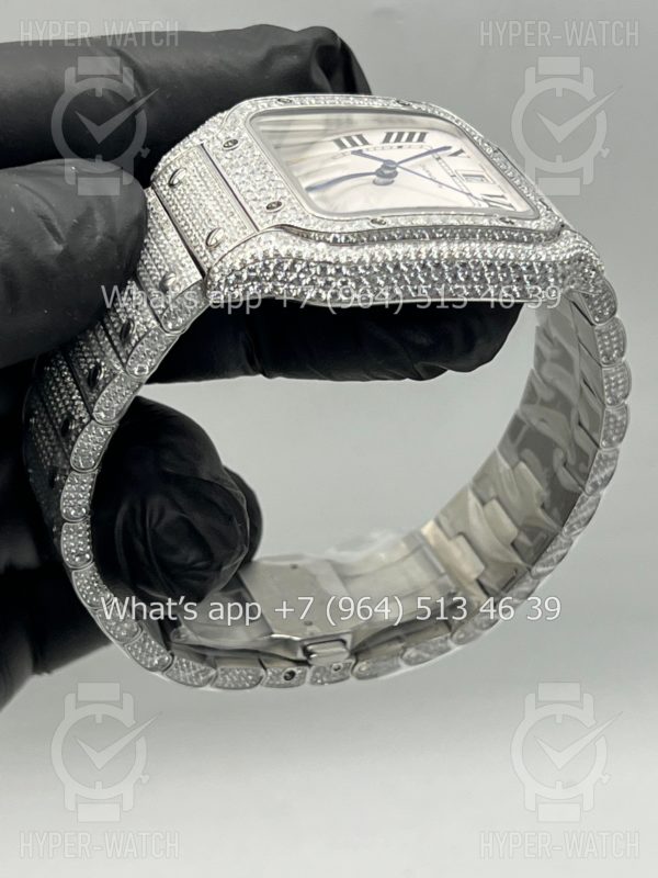 Товар Cartier Santos de Cartier 40mm Diamond White Steel Фото 15 - Cartier Santos de Cartier 40mm Diamond White Steel