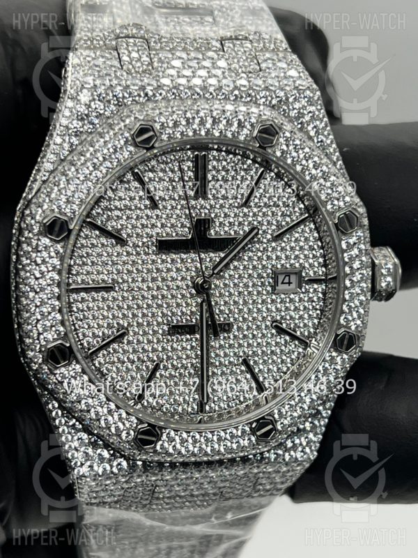 Товар Audemars Piguet Royal Oak 41mm Diamond Dial Steel Фото 2 - Audemars Piguet Royal Oak 41mm Diamond Dial Steel