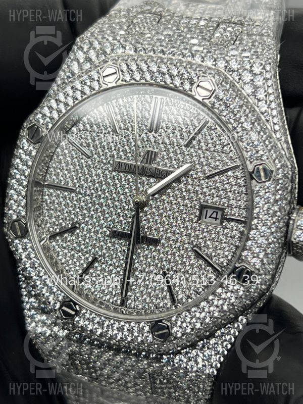Товар Audemars Piguet Royal Oak 41mm Diamond Dial Steel Фото 7 - Audemars Piguet Royal Oak 41mm Diamond Dial Steel