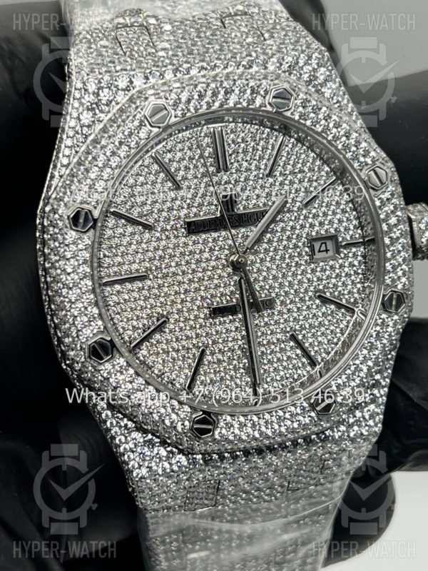 Товар Audemars Piguet Royal Oak 41mm Diamond Dial Steel Фото 10 - Audemars Piguet Royal Oak 41mm Diamond Dial Steel