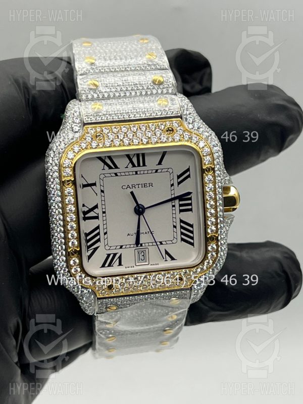 Товар Cartier Santos de Cartier 40mm Diamond Steel White Фото 10 - Cartier Santos de Cartier 40mm Diamond Steel White