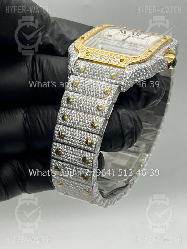 Товар Cartier Santos de Cartier 40mm Diamond Steel White Фото 14 - Cartier Santos de Cartier 40mm Diamond Steel White