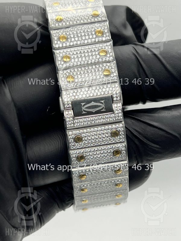 Товар Cartier Santos de Cartier 40mm Diamond Steel White Фото 21 - Cartier Santos de Cartier 40mm Diamond Steel White