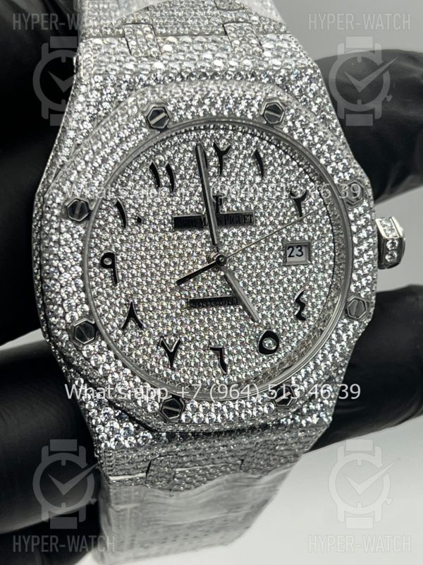 Фото 2 - Audemars Piguet Royal Oak 41mm Diamond Steel Art 7790