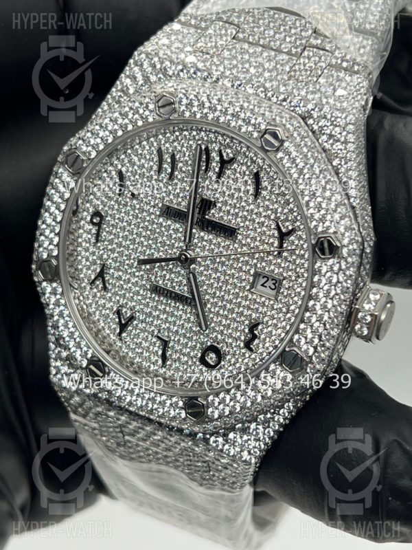 Фото 3 - Audemars Piguet Royal Oak 41mm Diamond Steel Art 7790