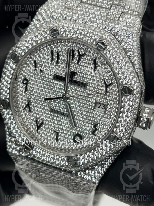 Фото 4 - Audemars Piguet Royal Oak 41mm Diamond Steel Art 7790