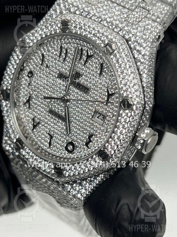 Фото 7 - Audemars Piguet Royal Oak 41mm Diamond Steel Art 7790