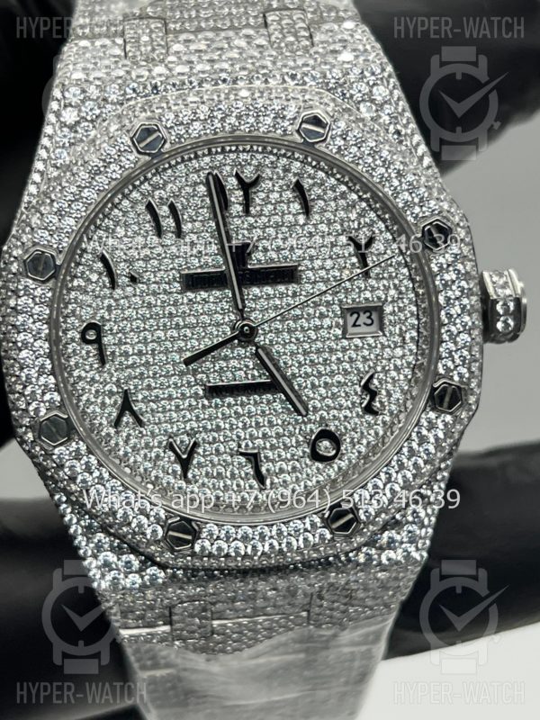 Фото 10 - Audemars Piguet Royal Oak 41mm Diamond Steel Art 7790