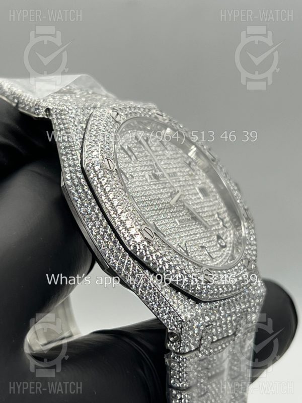 Фото 12 - Audemars Piguet Royal Oak 41mm Diamond Steel Art 7790