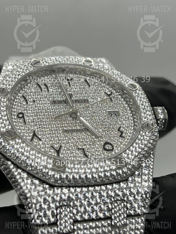 Фото 13 - Audemars Piguet Royal Oak 41mm Diamond Steel Art 7790