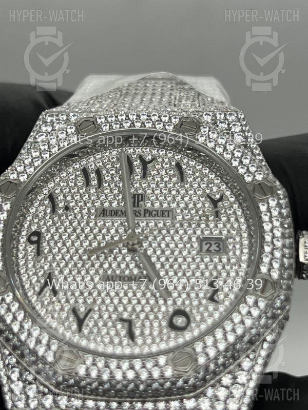 Фото 14 - Audemars Piguet Royal Oak 41mm Diamond Steel Art 7790