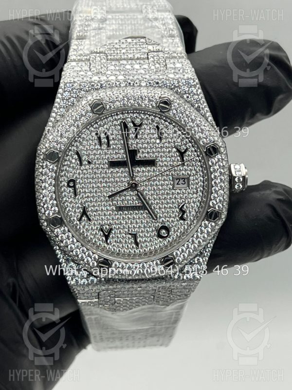 Фото 15 - Audemars Piguet Royal Oak 41mm Diamond Steel Art 7790