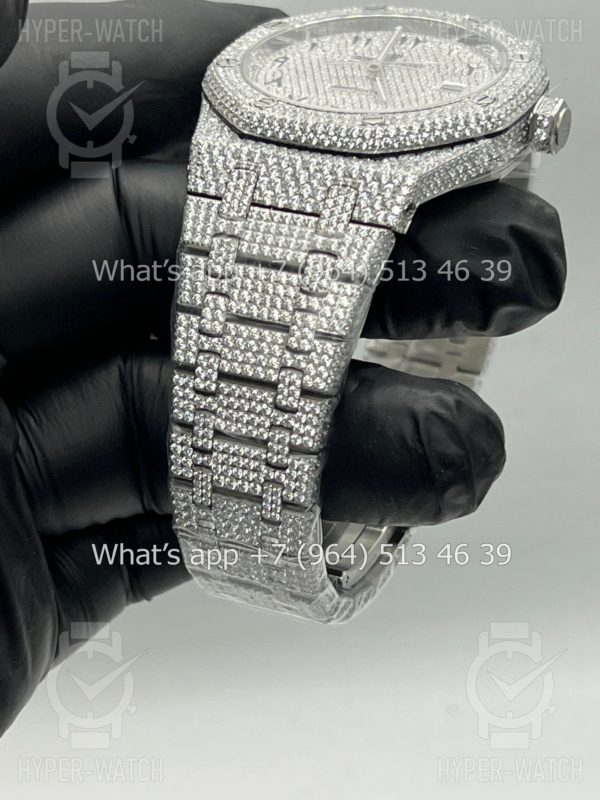 Фото 17 - Audemars Piguet Royal Oak 41mm Diamond Steel Art 7790