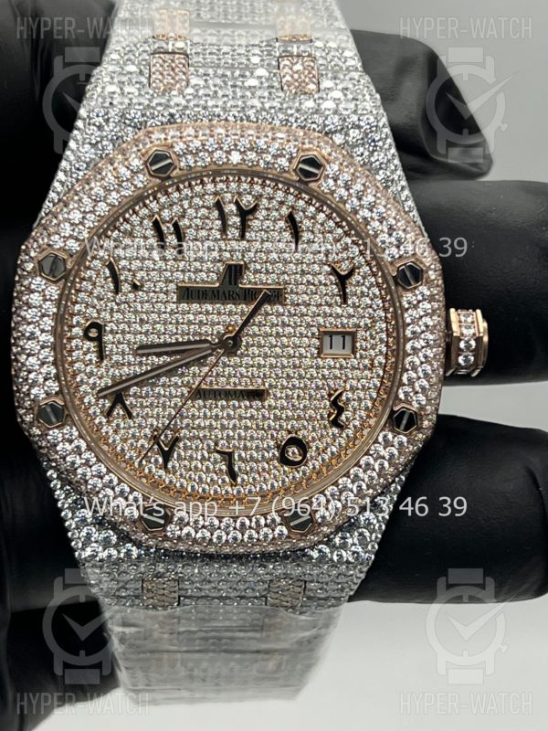 Товар Audemars Piguet Royal Oak 41mm Diamond Dial Art 7789 Фото 2 - Audemars Piguet Royal Oak 41mm Diamond Dial Art 7789
