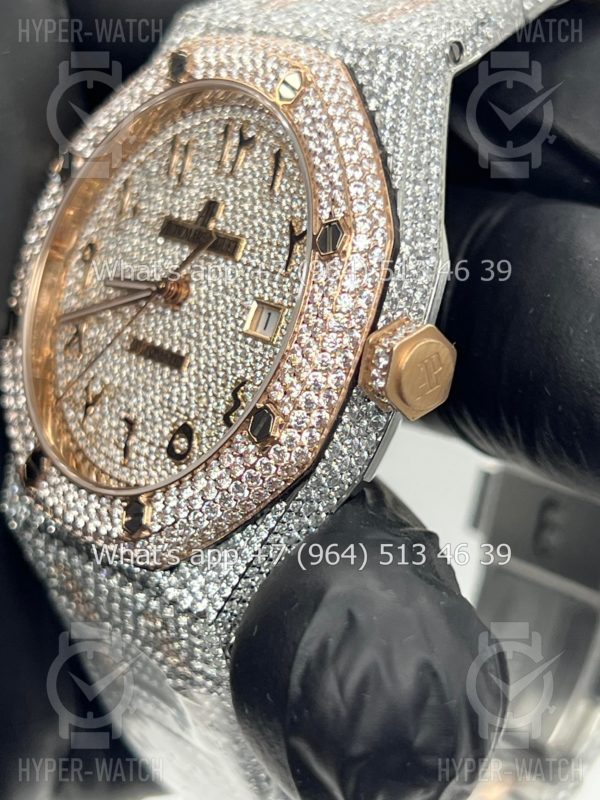 Товар Audemars Piguet Royal Oak 41mm Diamond Dial Art 7789 Фото 4 - Audemars Piguet Royal Oak 41mm Diamond Dial Art 7789