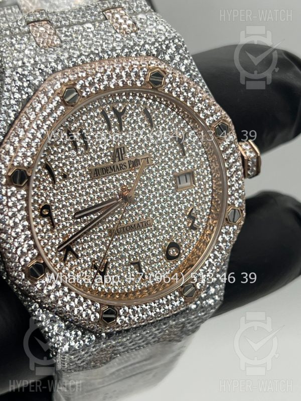 Товар Audemars Piguet Royal Oak 41mm Diamond Dial Art 7789 Фото 6 - Audemars Piguet Royal Oak 41mm Diamond Dial Art 7789