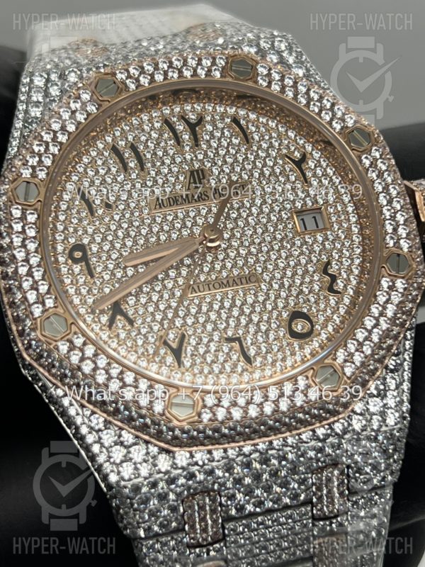 Товар Audemars Piguet Royal Oak 41mm Diamond Dial Art 7789 Фото 8 - Audemars Piguet Royal Oak 41mm Diamond Dial Art 7789