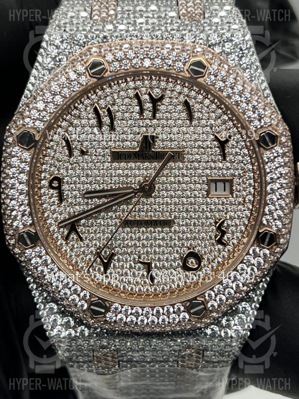 Товар Audemars Piguet Royal Oak 41mm Diamond Dial Art 7789 Фото 10 - Audemars Piguet Royal Oak 41mm Diamond Dial Art 7789