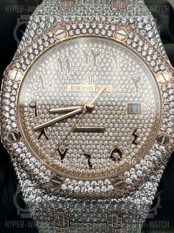 Товар Audemars Piguet Royal Oak 41mm Diamond Dial Art 7789 Фото 11 - Audemars Piguet Royal Oak 41mm Diamond Dial Art 7789