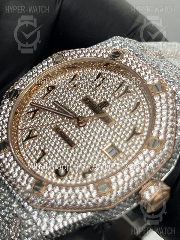 Товар Audemars Piguet Royal Oak 41mm Diamond Dial Art 7789 Фото 13 - Audemars Piguet Royal Oak 41mm Diamond Dial Art 7789