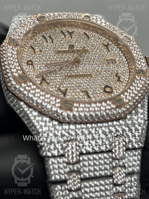 Товар Audemars Piguet Royal Oak 41mm Diamond Dial Art 7789 Фото 14 - Audemars Piguet Royal Oak 41mm Diamond Dial Art 7789