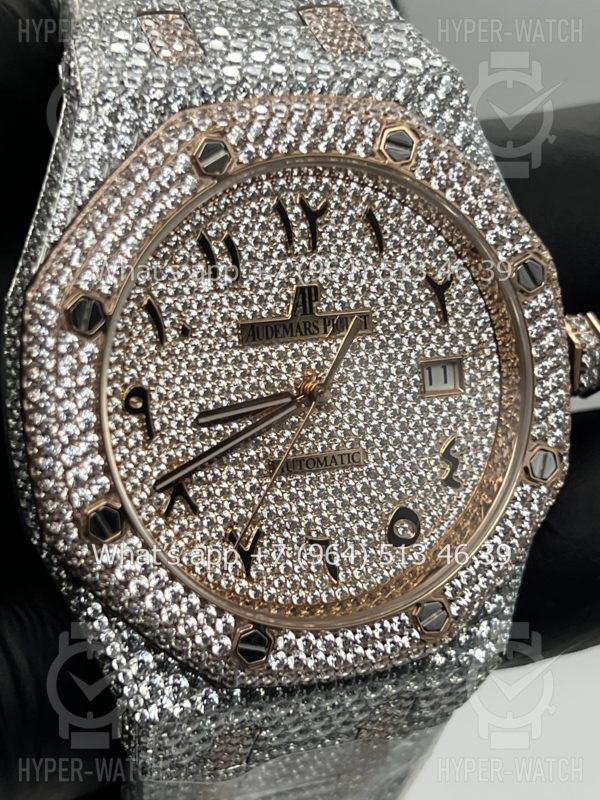 Товар Audemars Piguet Royal Oak 41mm Diamond Dial Art 7789 Фото 15 - Audemars Piguet Royal Oak 41mm Diamond Dial Art 7789