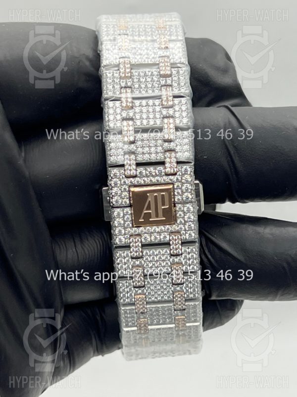 Товар Audemars Piguet Royal Oak 41mm Diamond Dial Art 7789 Фото 23 - Audemars Piguet Royal Oak 41mm Diamond Dial Art 7789