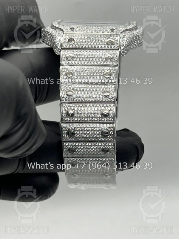 Товар Cartier Santos de Cartier 40mm Diamond Blue Steel Фото 16 - Cartier Santos de Cartier 40mm Diamond Blue Steel