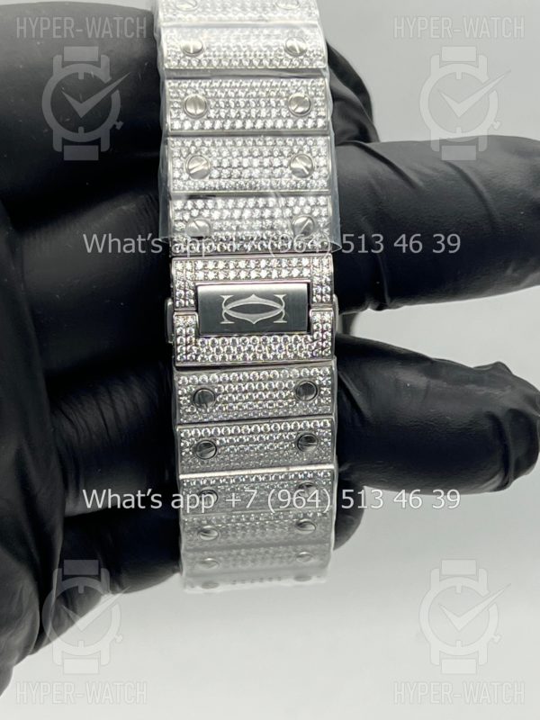 Товар Cartier Santos de Cartier 40mm Diamond Blue Steel Фото 19 - Cartier Santos de Cartier 40mm Diamond Blue Steel