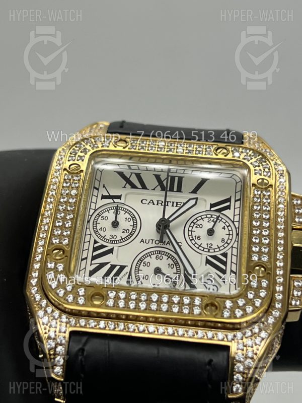 Товар Cartier Santos 100 XL Chronograph 41mm Art 7868 Фото 7 - Cartier Santos 100 XL Chronograph 41mm Art 7868