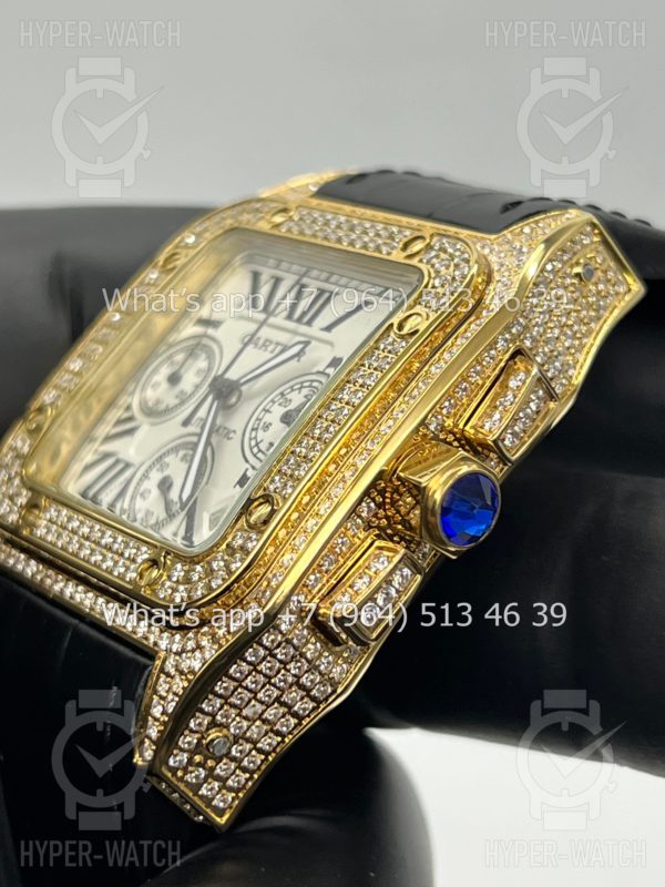 Товар Cartier Santos 100 XL Chronograph 41mm Art 7868 Фото 8 - Cartier Santos 100 XL Chronograph 41mm Art 7868