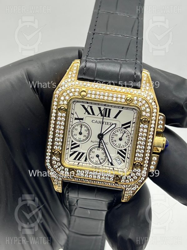 Товар Cartier Santos 100 XL Chronograph 41mm Art 7868 Фото 10 - Cartier Santos 100 XL Chronograph 41mm Art 7868