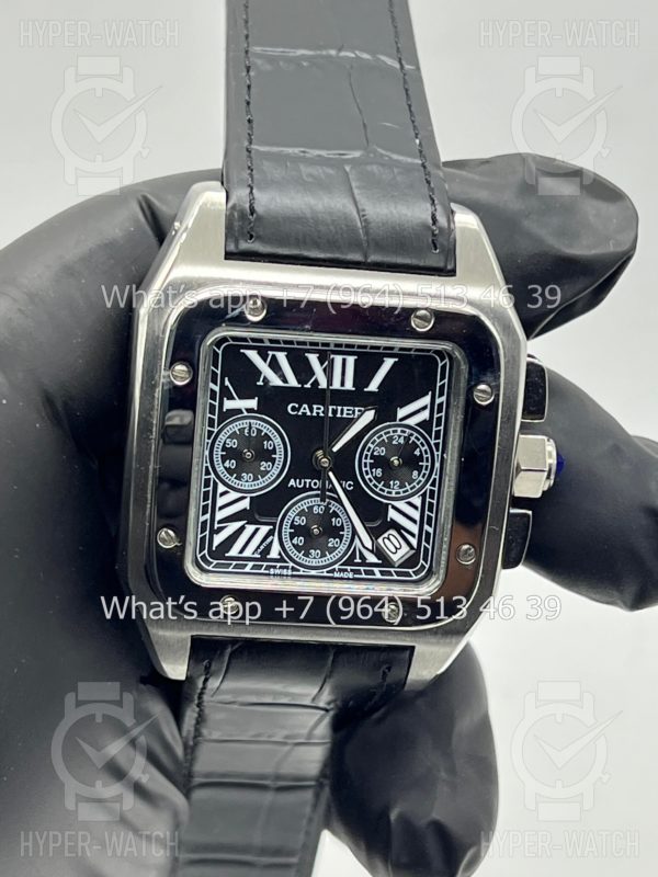 Товар Cartier Santos 100 XL Chronograph 41mm Art 7871 Фото 2 - Cartier Santos 100 XL Chronograph 41mm Art 7871