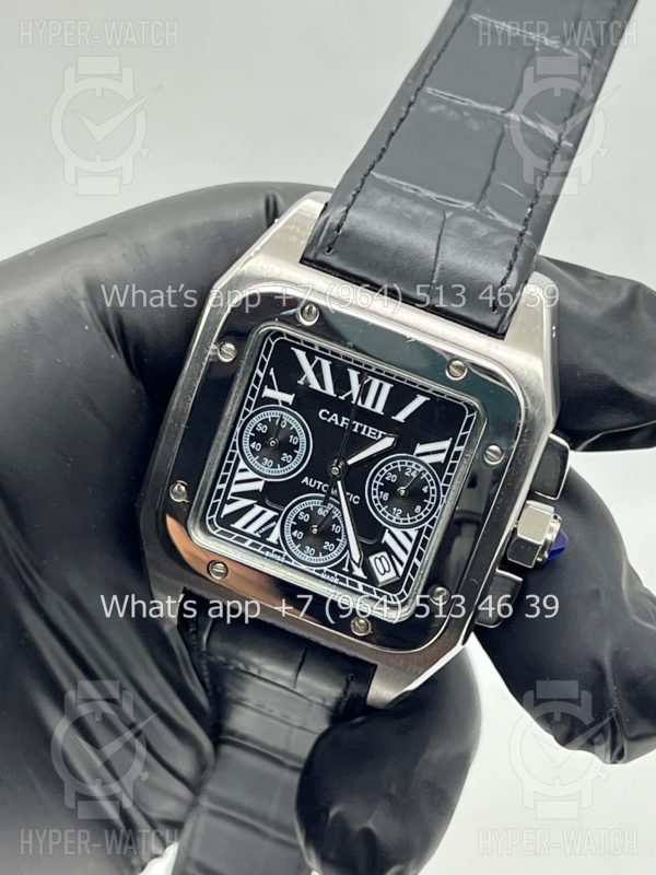 Товар Cartier Santos 100 XL Chronograph 41mm Art 7871 Фото 3 - Cartier Santos 100 XL Chronograph 41mm Art 7871