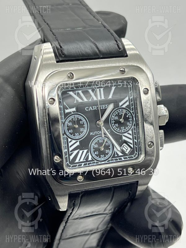 Товар Cartier Santos 100 XL Chronograph 41mm Art 7871 Фото 6 - Cartier Santos 100 XL Chronograph 41mm Art 7871
