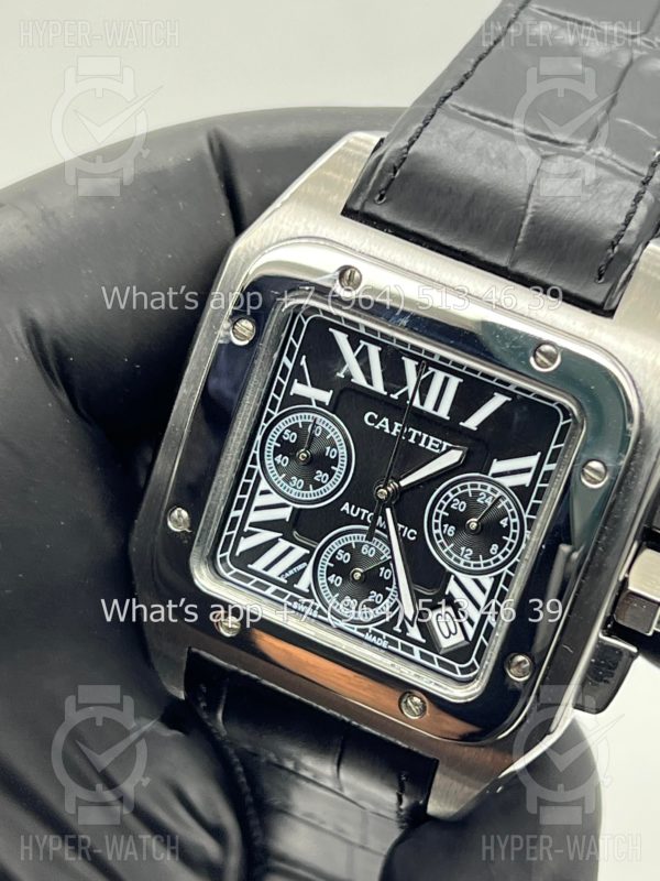 Товар Cartier Santos 100 XL Chronograph 41mm Art 7871 Фото 8 - Cartier Santos 100 XL Chronograph 41mm Art 7871