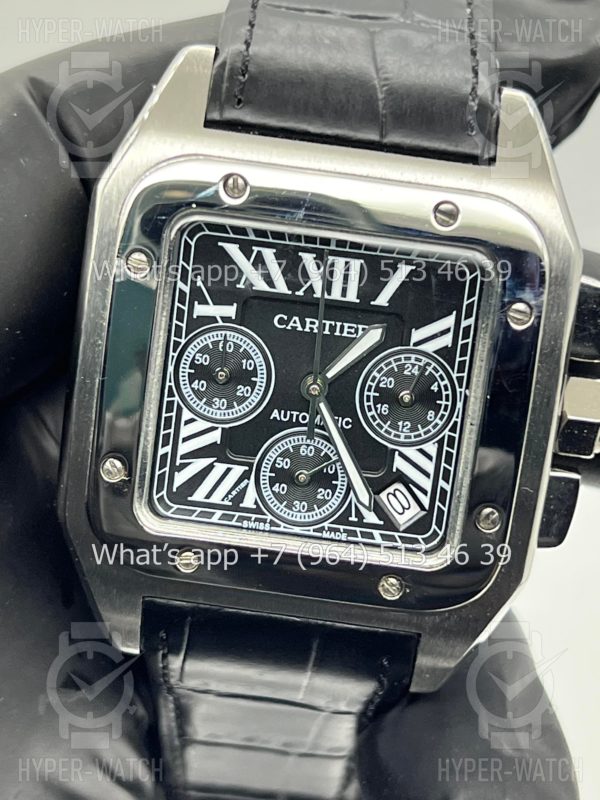 Товар Cartier Santos 100 XL Chronograph 41mm Art 7871 Фото 9 - Cartier Santos 100 XL Chronograph 41mm Art 7871