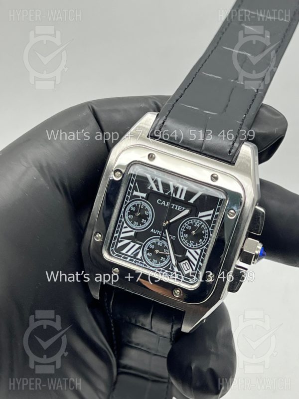 Товар Cartier Santos 100 XL Chronograph 41mm Art 7871 Фото 12 - Cartier Santos 100 XL Chronograph 41mm Art 7871
