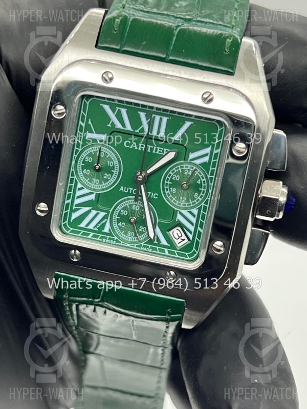 Товар Cartier Santos 100 XL Chronograph 41mm Art 7872 Фото 2 - Cartier Santos 100 XL Chronograph 41mm Art 7872