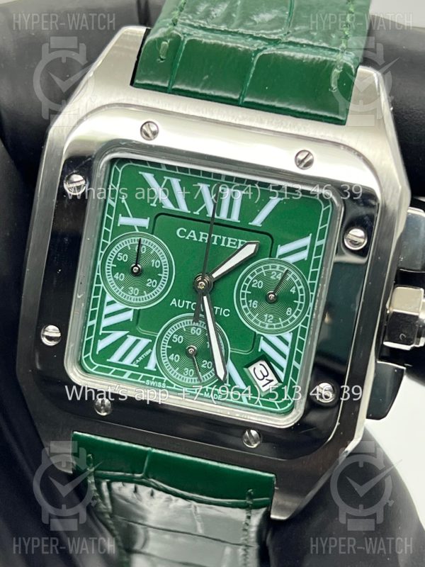 Товар Cartier Santos 100 XL Chronograph 41mm Art 7872 Фото 3 - Cartier Santos 100 XL Chronograph 41mm Art 7872