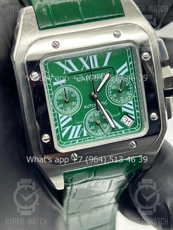 Товар Cartier Santos 100 XL Chronograph 41mm Art 7872 Фото 4 - Cartier Santos 100 XL Chronograph 41mm Art 7872