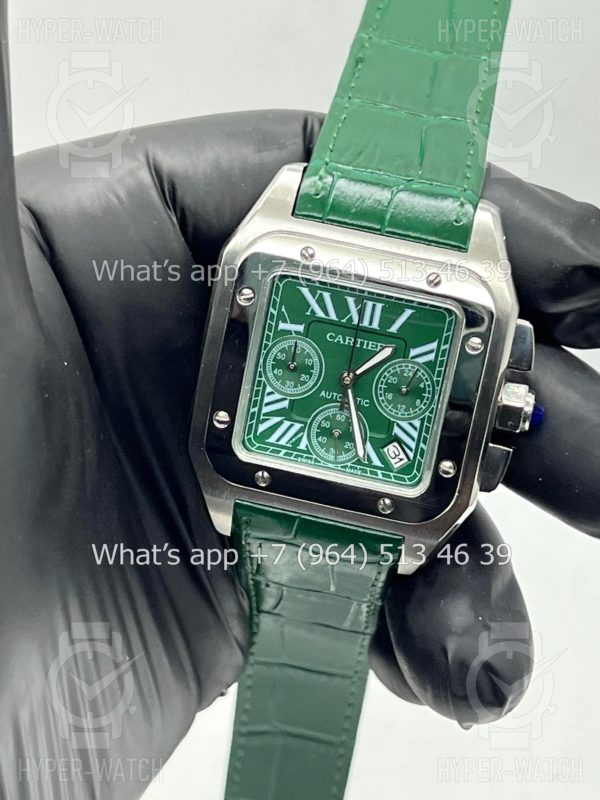 Товар Cartier Santos 100 XL Chronograph 41mm Art 7872 Фото 6 - Cartier Santos 100 XL Chronograph 41mm Art 7872