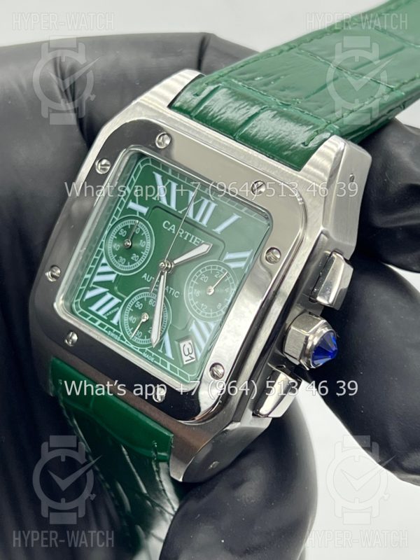 Товар Cartier Santos 100 XL Chronograph 41mm Art 7872 Фото 8 - Cartier Santos 100 XL Chronograph 41mm Art 7872